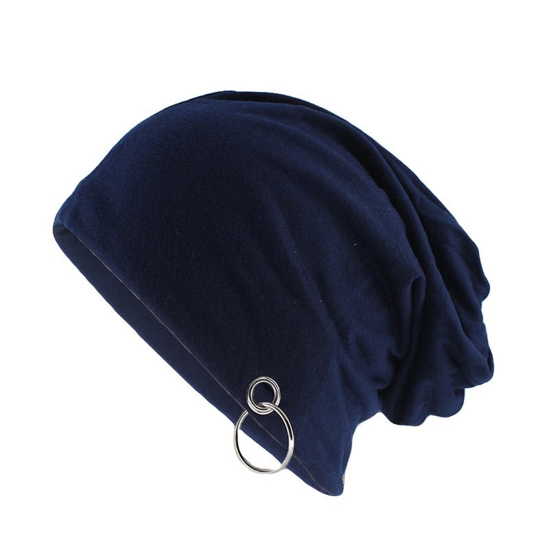 Adult Unisex Warm Beanies With Hoop / Alternative Autumn and Winter Fashion - HARD'N'HEAVY