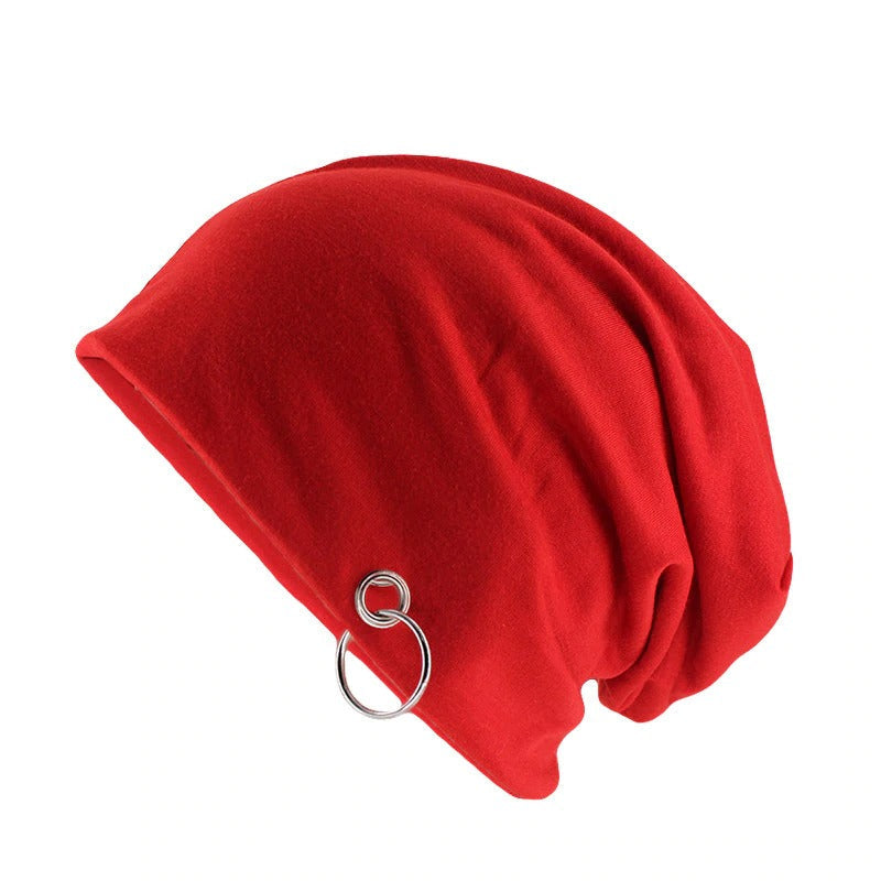 Adult Unisex Warm Beanies With Hoop / Alternative Autumn and Winter Fashion - HARD'N'HEAVY