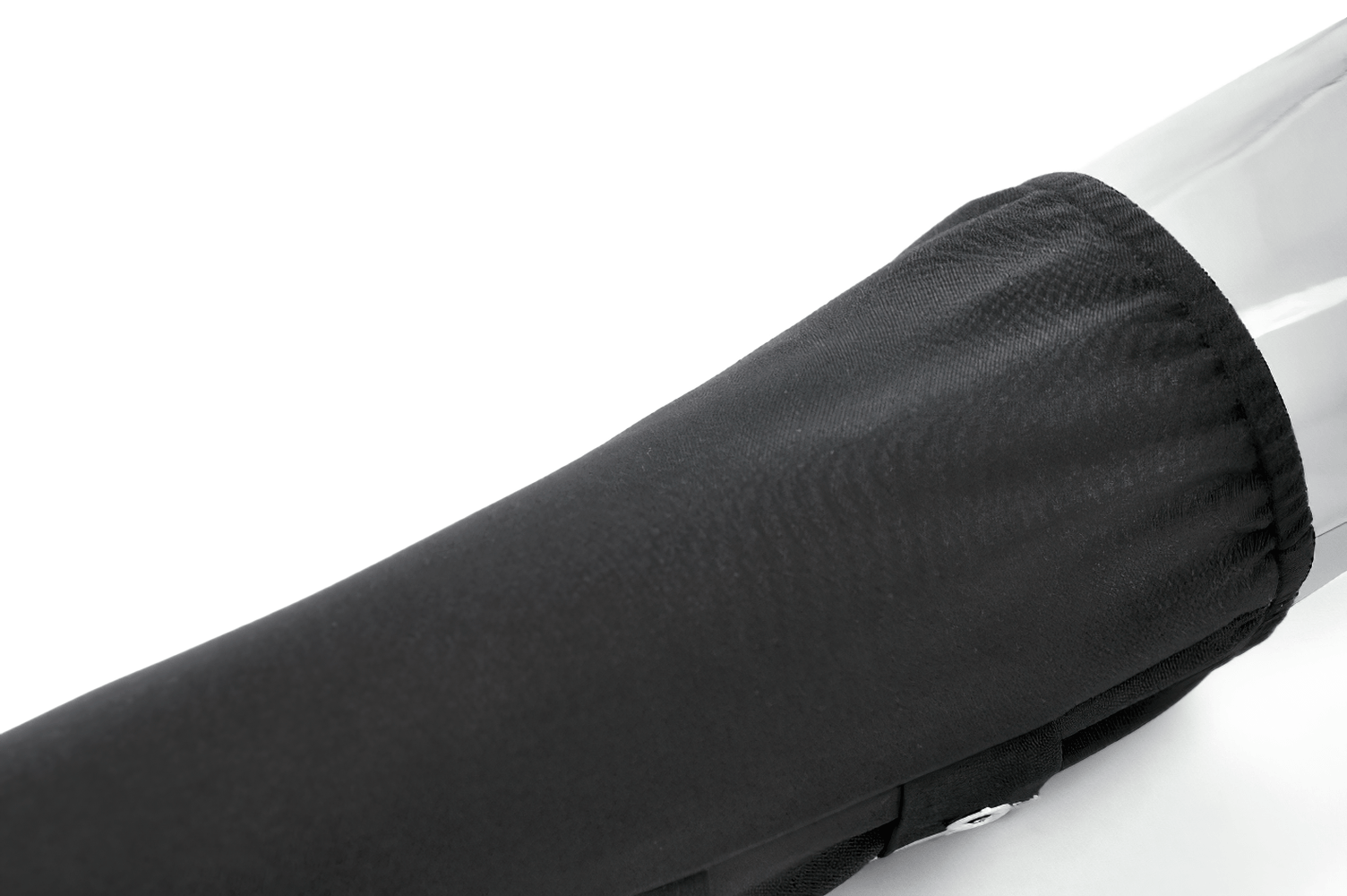 Alternative Buckle Arm Warmers with Silver Hardware showcasing sleek black fabric and adjustable buckle details.