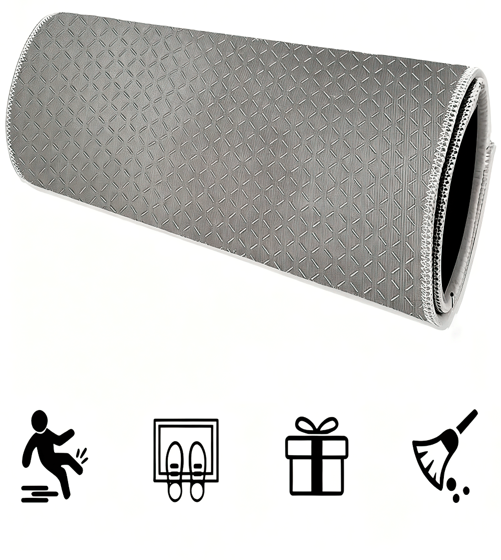 Alternative Non-Slip Graphic Rug for Dark Home Decor showcasing non-slip features and modern design.
