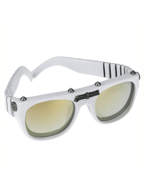 Lunettes de mode rock et urbaine unisexes blanches NEW ROCK
