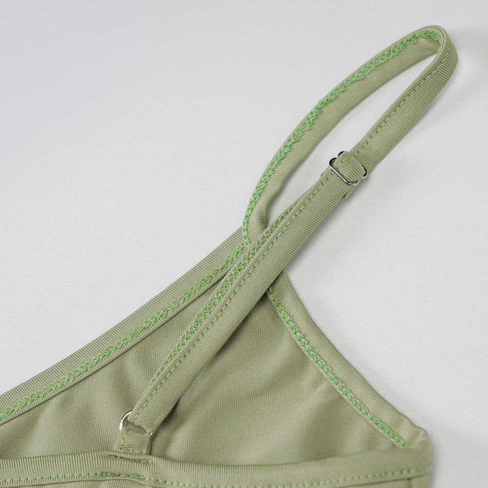 Sexy Double Ring Straps Top / Hollow Out Solid Camis for Women / Alternative Fashion - HARD'N'HEAVY