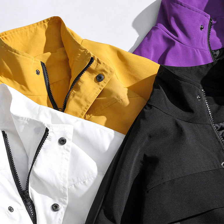 Stylish Jackets for Men / Military Streetwear Jacket with Ribbons and Pockets in Alternative Style - HARD'N'HEAVY
